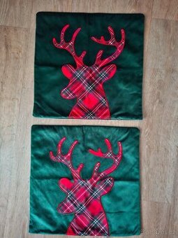 Vánoční povlaky na polštář 45x45