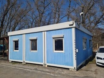 Sestava 4 obytných/kancelářských kontejnerů – pouze jako cel