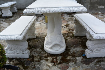 Rustikální stoly a lavice