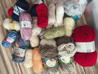 Příze na pletení, háčkování