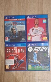 PS4/5 HRY (FC24, SPIDERMAN, FIFA 20, GOD OF WAR)