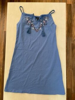 Nové bavlněné šaty se střapci, vel S/M, Esmara