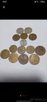 Přes 100 mincí různé ročníky, různé Země