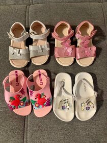 Dívčí sandále, pantofle, boty do vody - vel. 24