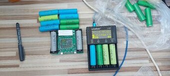 Články 18650, použité články z různých akumulátorů…