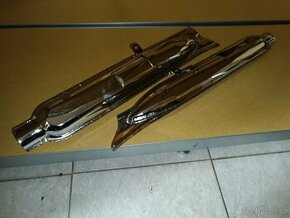 Chromové vyfuky Ural m72