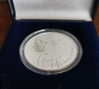 200 Kč stříbrná pamětní mince ČNB Němcová PROOF