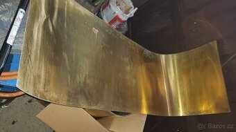 Mosazný plech 61,5 x 202 cm