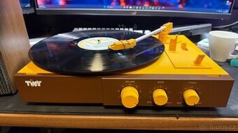Tesla NZC030 – raritní vývozní gramofon (TINY) – funkční