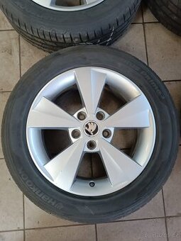 Prodám originál alu kola Škoda Octavia III 205/55 R16