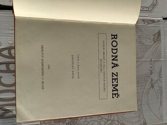 Kniha "Rodná země"-soubor obrazů