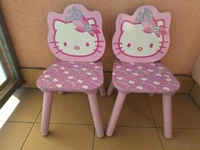 Dětské židličky 2ks - Hello Kitty