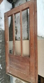 Dřevěné dvere na chalupu - 1