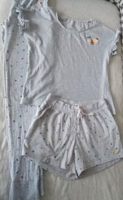 3-dilné dívčí pyžamo 158/164
