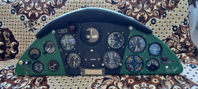 Letecká přístrojová deska Z 37 čmelák originál - 1