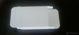 Krabice z lepenky, bílé, 80x75x24mm, jako nové