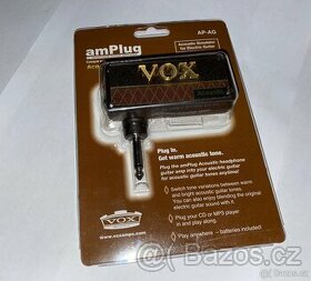 Sluchátkový kytarový zesilovač VOX AmPlug Acoustic: