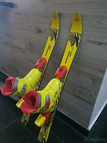 dětské značkové lyže a boty 80cm Rossignol