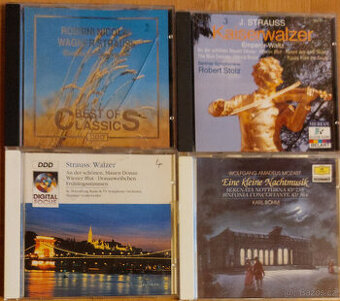 CD s převážně klasikou hudbou.