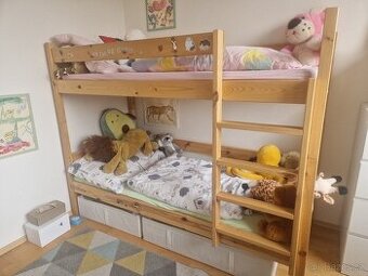 Palanda masiv 180x80, rošty a matrace