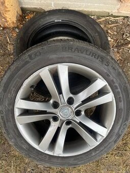 ALU kola s letním pneu Barum 205/55/R16 - 1