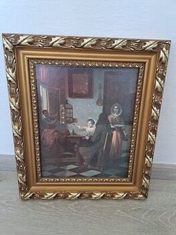 Starý obraz - Pieter De Hooch