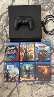 Sony PS4 1TB+ Dual shock + 6 her