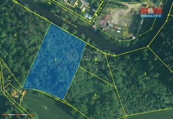Prodej lesa, 6543 m², Římov - Branišovice - 1