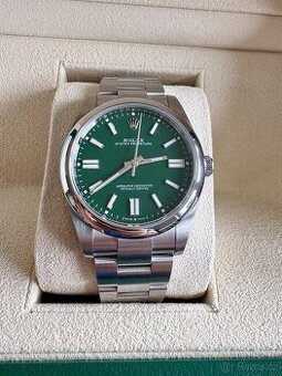 Hodinky Rolex Oyster Perpetual 41mm Green