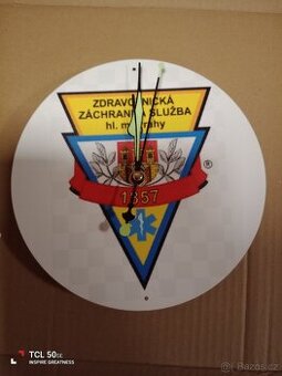 Nástěnné hodiny ZZS hmp / průměr 20 cm