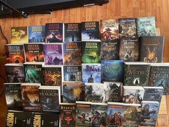 komplet Malaz,Warhammer,Conan,Zaklínač, Omnibus,Červenák