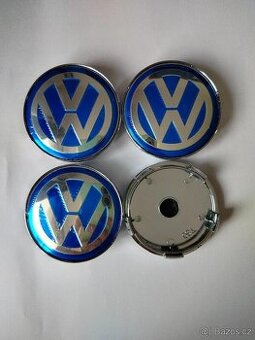 Středové pokličky VW 60mm - modré
