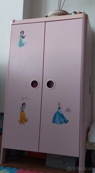 Ikea Busunge skrin+postel ruzova