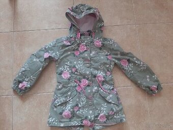 Jarní/podzimní bunda s květy
