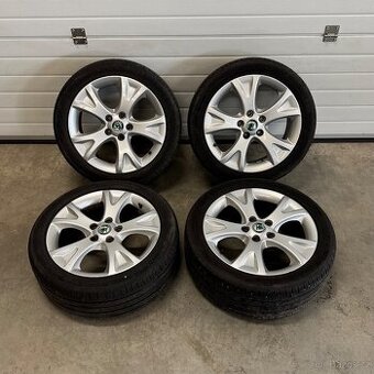 Alu kola Škoda Octavia, 225/45 R17 Barum, 5x112