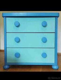 Dětský pokoj IKEA MAMMUT – komplet modrý set