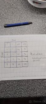 Dlažba 60-60 tloušťka 2cm-9metru (20 kusů)