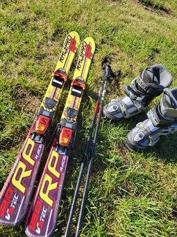 Prodám dětské lyže Salomon, boty Head, hole - 1