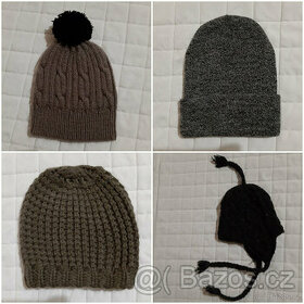 Dámské čepice, různé druhy