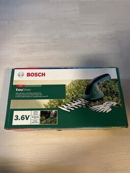 Elektrické nůžky Bosch na živý plot a trávu.