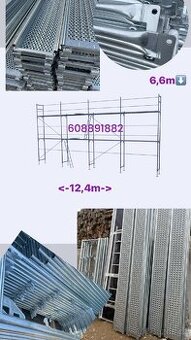 Prodám dvě sady lešení, jedna sada p. Plocha 82m2