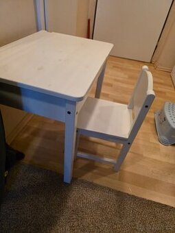Stolek detsky Ikea Sundvik a židle