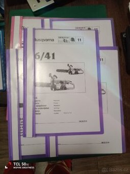 Husqvarna 36/41. Katalog náhradních dílů.