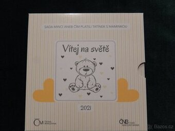 Sada oběžných mincí 2021 Vítej na světě standard