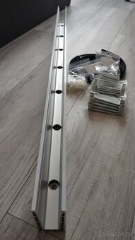 U profil pro skleněné zábradlí 135cm včetně příslušenství