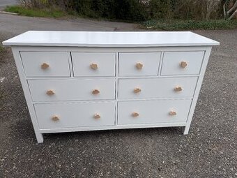 Komoda IKEA Hemnes - bílá lesklá