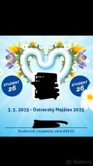 Obrázek k inzerátu: Vstupenka na majáles ostrava 2025
