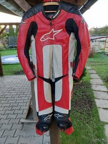 Kožená kombinéza 2ks jednodílná a dvouďílná 48/50alpinestars