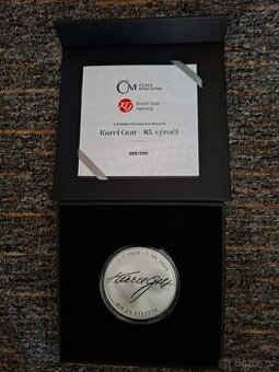 Stříbrná medaile - 5 OZ - Karel Gott - 85. výročí