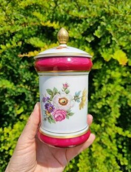 Starožitna porcelánová dóza Alka Kunst Německo